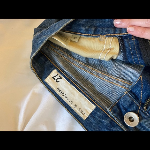 Rag & bone | high rise jeans with eyelets - Picture 4 of 6